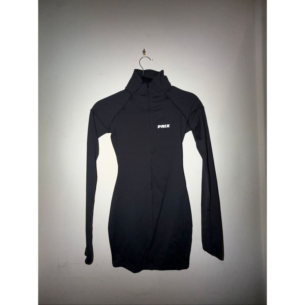 Prix black mini dress long sleeve size extra Small